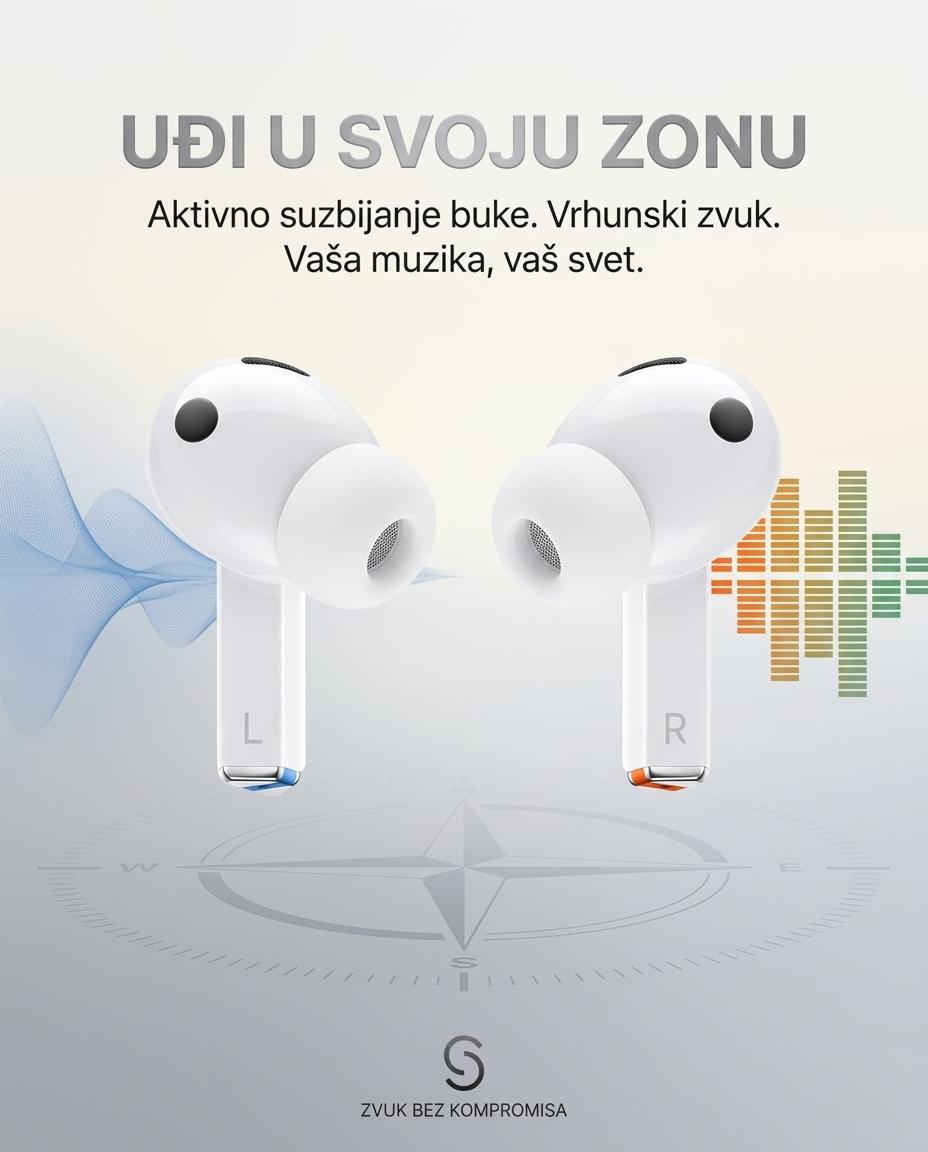 Galaxy Buds3 Pro Bele